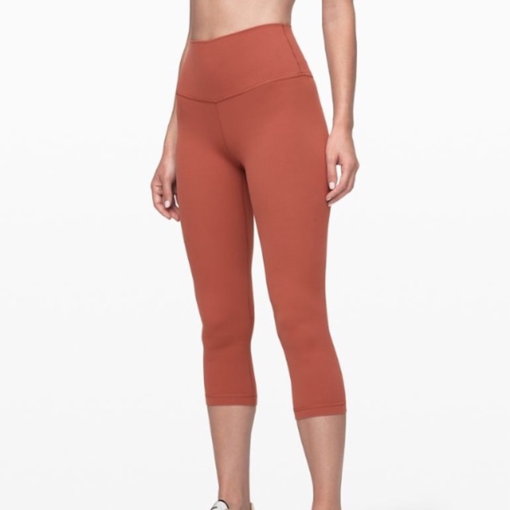Lululemon Align Crop 21" Rustic Clay